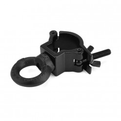 RIGGATEC 400200966 - Halfcoupler Small, Black, with Eyelet max. 75 kg (32 - 35 mm)